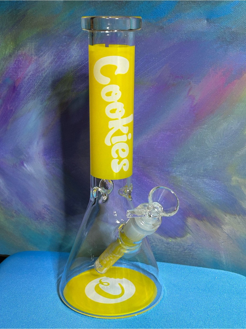 Yellow Glass Beaker Piece